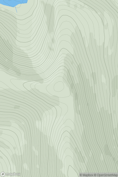 Thumbnail image for Meall Donn [Arran and Holy Island] showing contour plot for surrounding peak